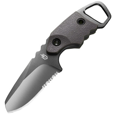 

戈博 GERBER 美国原装进口 户外刀防身刀齿刃直刀刀具多功能野外求生刀31-000368