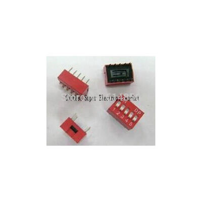 

100pcs 5P 5 Position DIP Switch 254mm Pitch 2 Row 10 Pin DIP Switch
