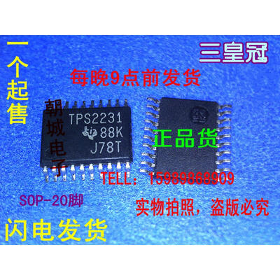 

5pcslot TPS2231 2231 SOP-20 ExpressCard Single Power Interface Switch