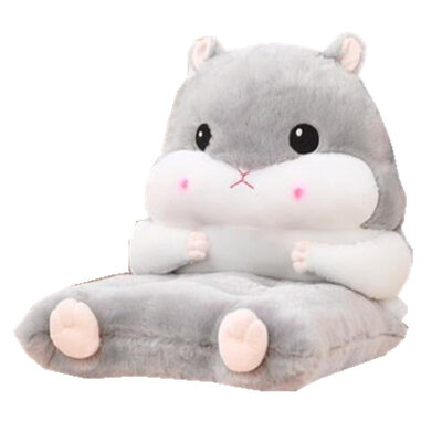 

хомяк кресло подушка назад накладка мягкая теплая подушка руки мультфильм милый