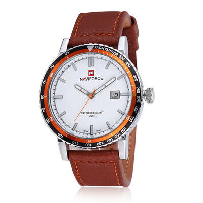 

Naviforce 9048 Men's Military Army Leather Strap Wristwatch Casual Dress Quartz Watches Relogio Masculino Male New Clock