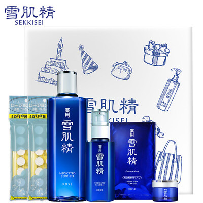 

Sekkisei SEKKISEI Sekkisei New Clear Sense CP Gift Set (Lotion 330ml + Emulsion 130ml + Mask * 2 + Gel 6g + Essence Mask 24ml)