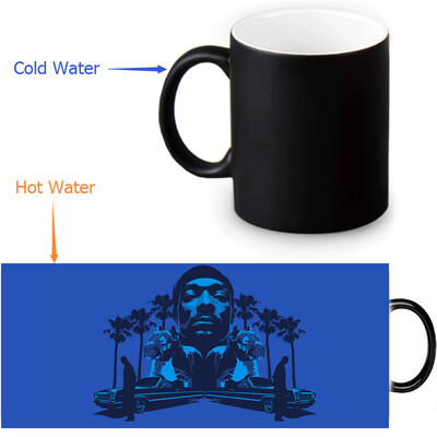

Snoop Doggy 350ml12oz Heat Reveal Mug Color Change Coffee Cup Sensitive Morphing Mugs Magic Mug Milk Tea Cups