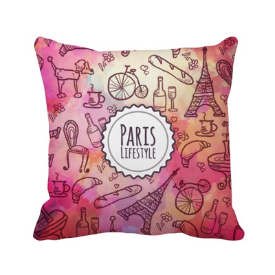 

розовый жизни франции исторической люблю париж площадь бросить подушку включить подушки покрытия дома диван декор подарок