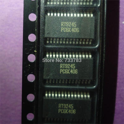 

10pcs/lot RT9245PC RT9245 RT9245 Multi-Phase PWM Controller for CPU Core Power Supply