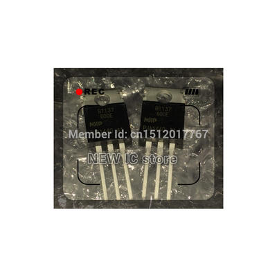 

Free Shipping 10PCS BT137-600E TO-220 BT137-600 BT137 Triacs logic level 600v 8A 100 NEW