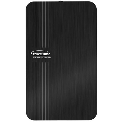 

Travelstar Wise Encrypted HDD 25-inch USB30 Metal Case Shockproof Drop Mobile Hard Black 1TB