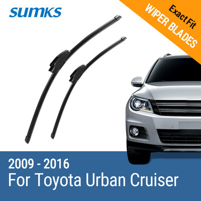

SUMKS Wiper Blades for Toyota Urban Cruiser 24"& 13" Fit Hook Arms 2009 2010 2011 2012 2013 2014 2015 2016