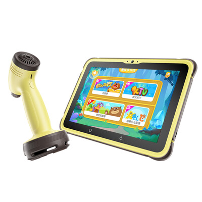 

Backgammon Teach K5 Little Genius Child Flat 8 Inch 32G Magic Microphone Eyes Fall resistance Read Early Learning Machine Learning Tablet Story Machine