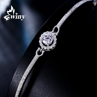 

Unique Winy Silver Bracelet Women&39s 925 Silver Diamond Jewelry Gifts for girlfriend&39s birthday