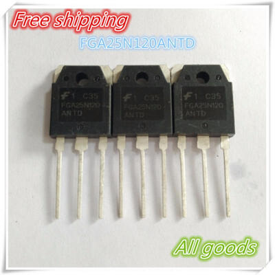 

Free Shipping 5PCS FGA25N120ANTD 25N120 FGA25N120 TO-3P fairchild IGBT induction cooker power