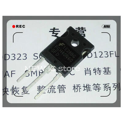 

Free Shipping 10pcslot FGH40N60SFD FGH40N60 40N60 TO-247 100NEW IC