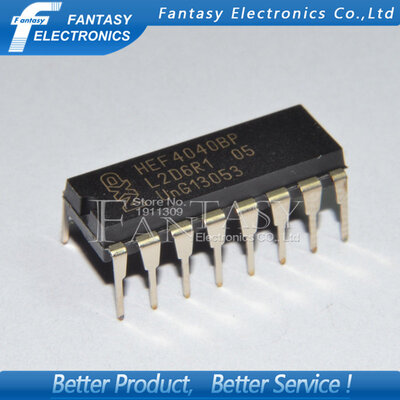 

10PCS HEF4040BP DIP HEF4040 DIP14 new and original IC free shipping