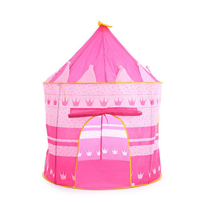 

Play Tent Portable Foldable Princesse Castle Folding Tent Kids Boy Girl Gift