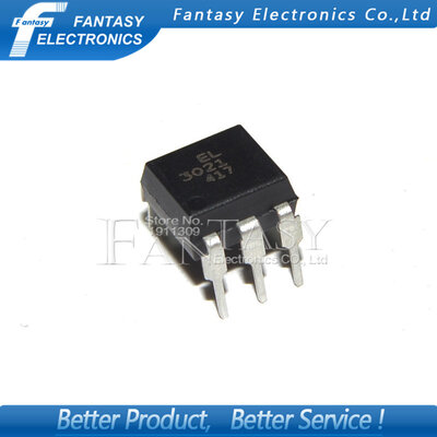 

50PCS EL3021 DIP6 MOC3021 DIP new and original IC free shipping