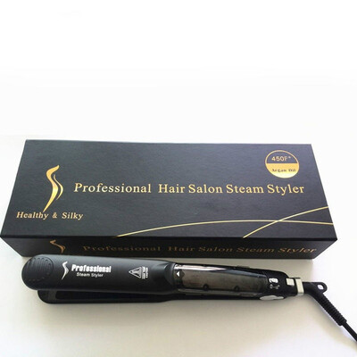 

Профессиональная система ароматизации паров Argan Turmaline Ceramic Hair Straightener SPA Парик для волос Утюг Быстрое выпрямление