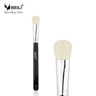 

BEILI 222 Single Black Natural Eye Eye Eye Blender Инструмент для эффекта «дымчатый эффект» Косметические кисти для макияжа