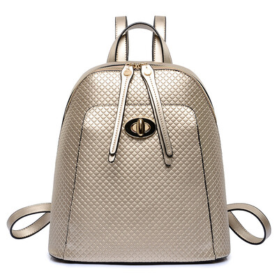 

Designer Brand Women Leather Backpacks Fashion Women Travel Bag School Backpack High Quality Lady Shoulder Bag Large Schoolbag For Girl