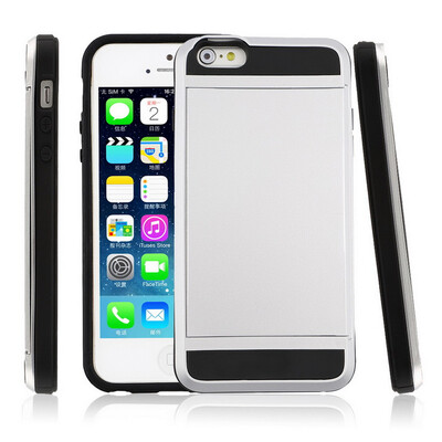 

Card Holder Pocket ShockProof Case Cover For iPhone 6 Plus