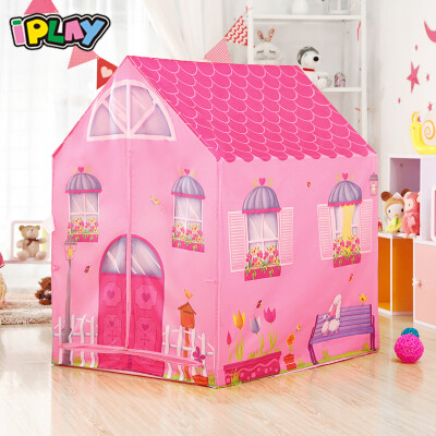 

kids pink princess castle tent