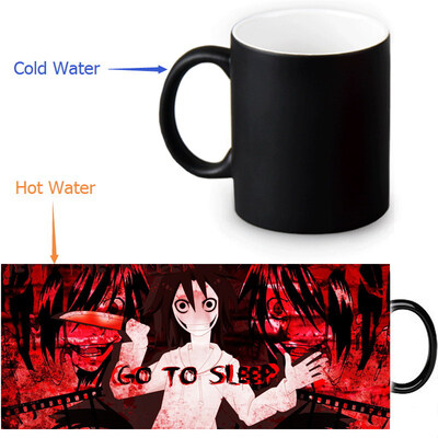 

Jeff The Killer Morphing Mug Color Change Tea Cup Magic Milk Coffee Mug