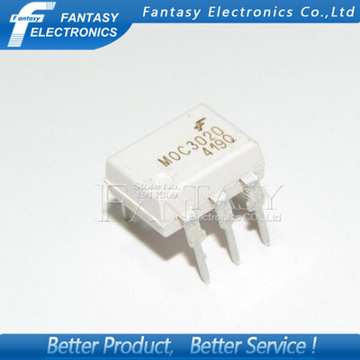 

20PCS MOC3020 DIP6 DIP new and original IC free shipping
