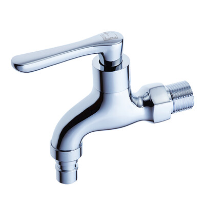 

Submarine L1101X Washing Machine Faucet Washer Spout Brass Chrome Plated 4 Point Socket Outlet