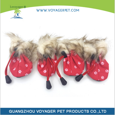 

4pcs Waterproof Winter Pet Dog Shoes Anti-slip Rain Snow Boots Footwear Thick Warm For Small Cats Dogs Puppy Dog Socks Booties