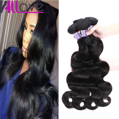 

Allove Hair Products Brazilian Virgin Hair Extensions 100% Unprocessed Brazilian Body Wave Virgin Hair 1pc Orignal Human Hair