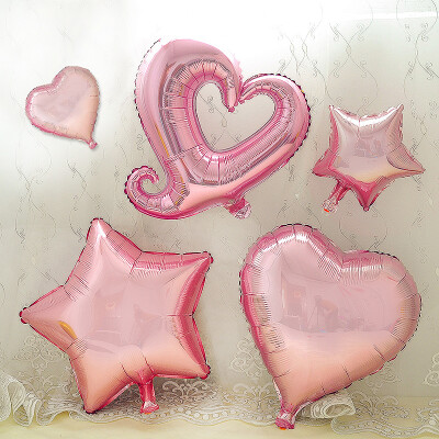 

Yuhua Ze heart-shaped aluminum balloon set festival banquet celebration wedding wedding room layout foil balloon decorations gift pump tape