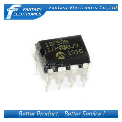 

5PCS PIC12F508-IP DIP8 PIC12F508 DIP PIC12F508-I new&original IC free shipping