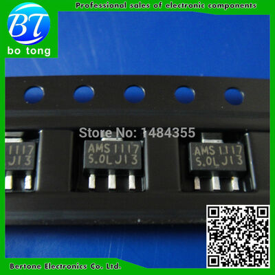 

Free Shipping 100PCS AMS1117-5.0V AMS1117 LM1117 1117 5.0V Voltage Regulator SOT-89