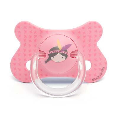 

Suviniex suavinex pacifier newborn teether baby molar pacifier 4-18 months Spain imported pink