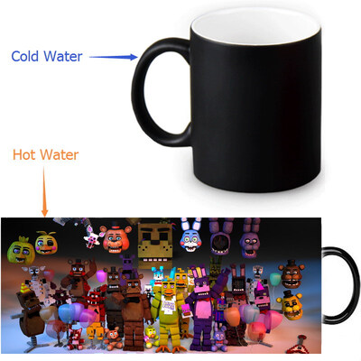 

Пять ночей в кружевной кружке с кружкой цветов Фредди с чашкой чая