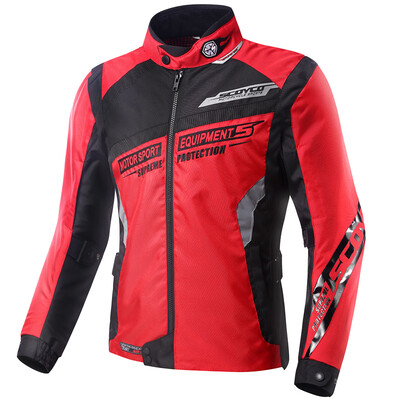

Saiyu SCOYCO мотоцикл верховая езда весенняя и летняя ветрозащитная куртка с защитным снаряжением JK28-2 синий M