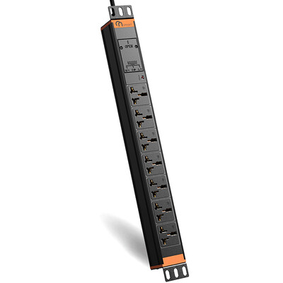

ON HPD1810A 8-bit 10A universal hole with light switch PDU cabinet power socket can be customized high power pdu socket