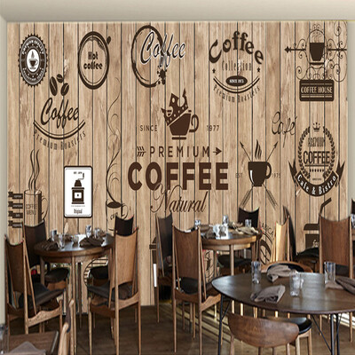 

Пользовательские обои Mural для кафе Ресторан Гостиная Стена Зал Cafe Theme Wall Mural Papel De Parede Обои для стен для стен