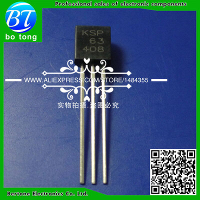 

100PCS KSP63 30V0.5A P -channel power transistor