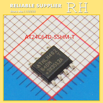 

100pcslot AT24C64D-SSHM-T 64DM SOP-8 EEPROM Memory