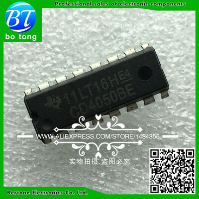 

100PCS CD4050BE DIP16 CD4050 DIP new and original IC free shipping
