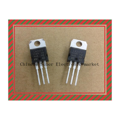 

200pcs LM317T LM317 Voltage Regulator IC 1.2V to 37V 1.5A