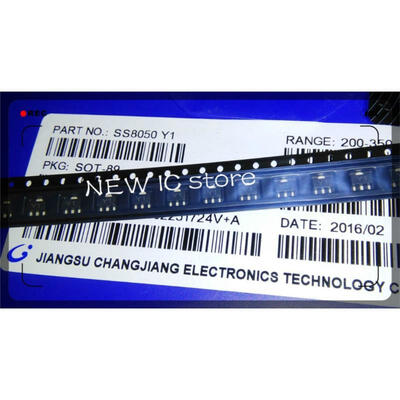 

Free Shipping 100pcs smd SS8050 Y1 SOT-89 NPN