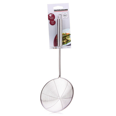 

[Супермаркет] Джингдонг Факельманн (Fackelmann) круглая из нержавеющей стали дуршлаг фильтр сетчатый фильтр труба сеть 12см обжаривания