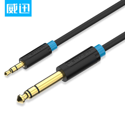 

Wei Xun VENTION 35 to 65 audio cable male to female mobile phone audio cable amplifier guitar mixer cable 635mm audio cable black 2 meters BABBH