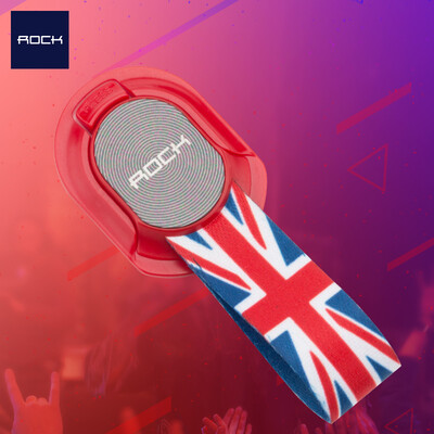 

Rock (ROCK) Подставка для мобильного телефона Пряжка для ремня Lazy Stand Lanyard Пряжка для мобильного телефона Apple iphone6s / 7/8 / X Huawei Millet Эндрюс Универсальный баннер - красный