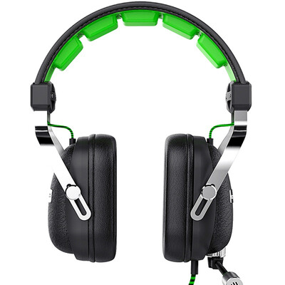 

Blackjazz Ajazz AX300 Headset Black-Green Game Computer Headphone Headset Chicken Headphones