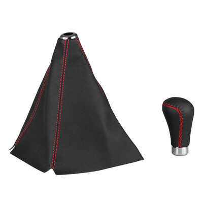 

Ryanstar Universal JDM Manual Leather Gear Shift Knob+Shift Knob Boot Cover