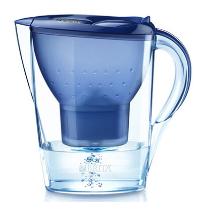 

Питт Zander (BRITA) Фильтр бытовой очиститель воды фильтр чайник чистый чайник Марелла Голден Series 2.4L (белый)