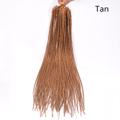 

Chorliss 22" Dreadlocks Hair Extensions Burgundy Synthetic Crochet Locs Braids for Women Pink 613 Blonde 24strands 100gpack