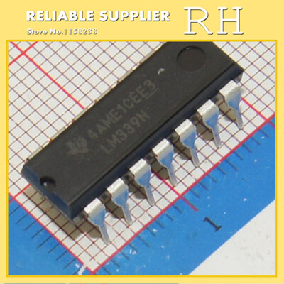 

100pcslot LM339 LM339N DIP14 Four voltage comparator